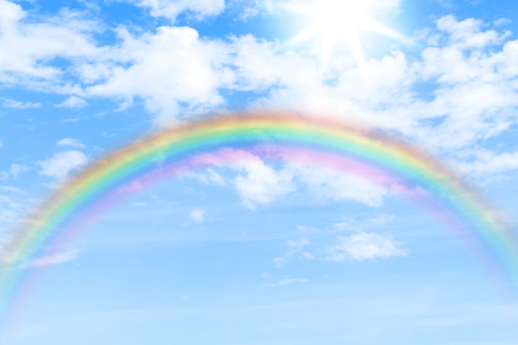 空と虹